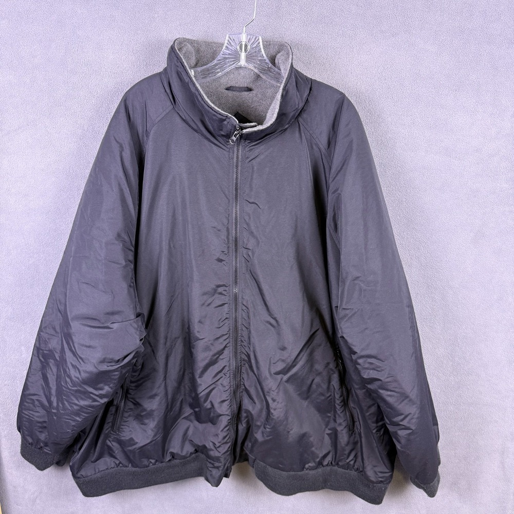 Harbor Bay Mens Jacket Size Size 5XL Fleece Lined Full-Zip Shell Windbreaker EUC